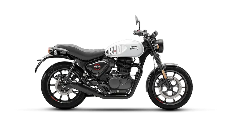 Royal Enfield Hunter 350 dapper-white